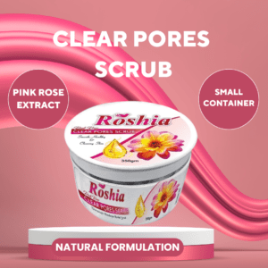 ROSHIA CLEAR PORES SCRUB SMALL JAR/CONTAINER