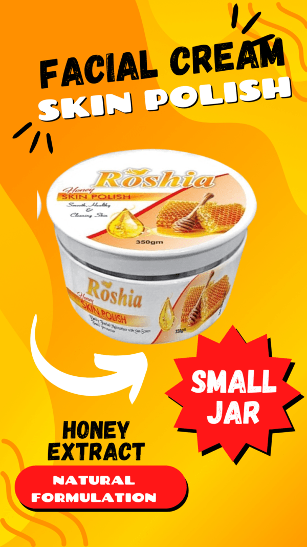 ROSHIA SKIN POLISH SMALL JAR/CONTAINER - Image 2