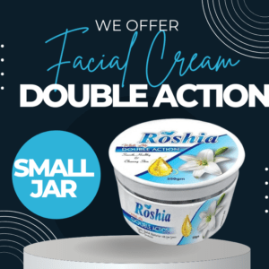 ROSHIA DOUBLE ACTION FACIAL CREAM SMALL JAR/CONTAINER